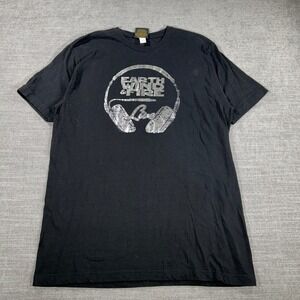 Earth Wind & Fire Chicago 2009 Summer Tour T-Shirt Mens Large Black Excellent